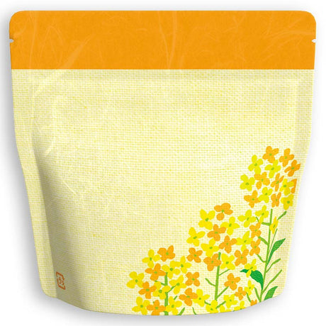 Yoshimura Pack 1451 Resealable Washi Paper Bag Field Mustard 菜の花 - tokinari.live