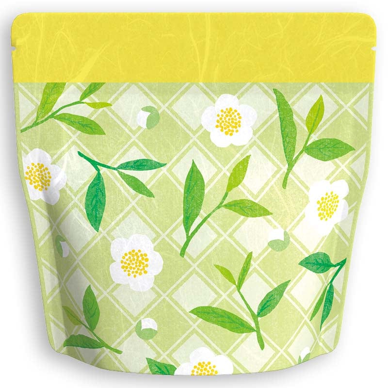 Yoshimura Pack 1451 Resealable Washi Paper Bag Tea Leaves 茶の葉 - tokinari.live