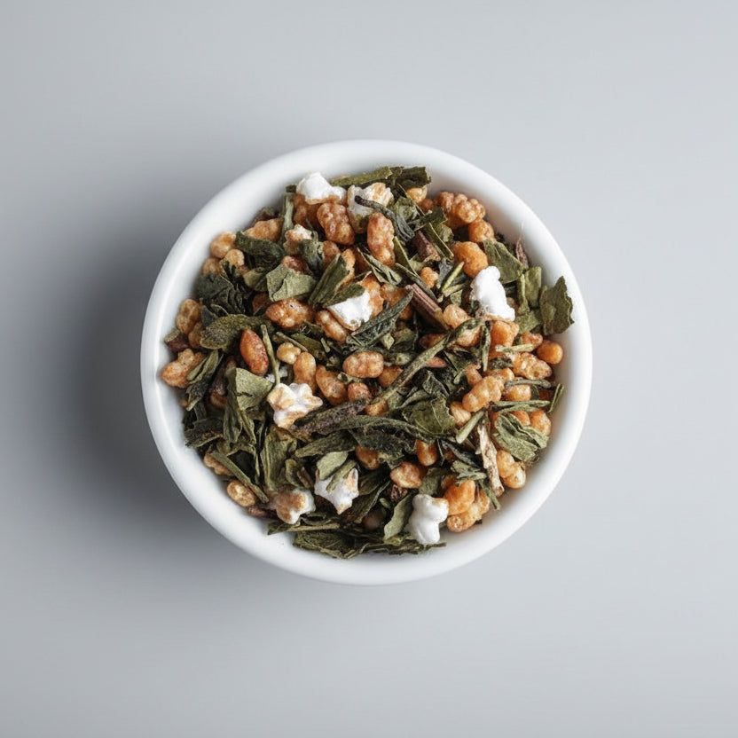 Yunomi Tea House Blend: Genmaicha Brown Rice Green Tea - tokinari.live